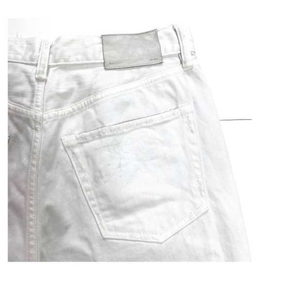 ALL Saints Hayden Boys Fit Distressed Boyfriend Jeans in White - Picture 7 of 10